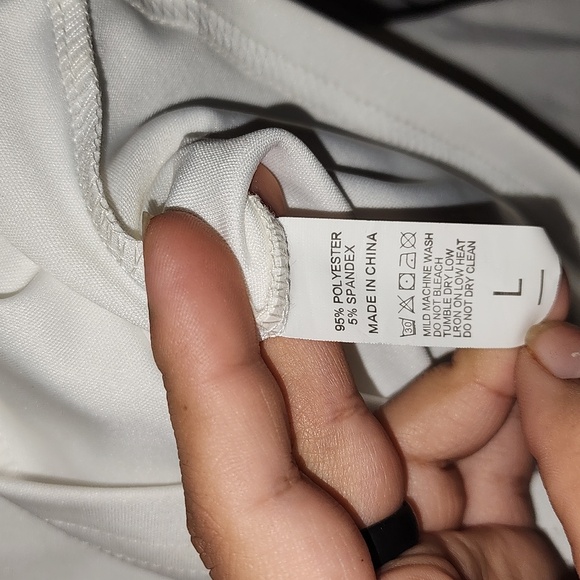 Letter Graphic Tee & Houndstooth Print Suspender Jumpsuit - Picture 5 of 5